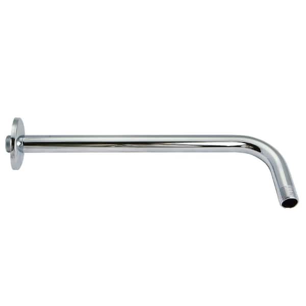 Kingston Brass Claremont Rain Drop 12 in. Shower Arm with Flange, Polished Chrome