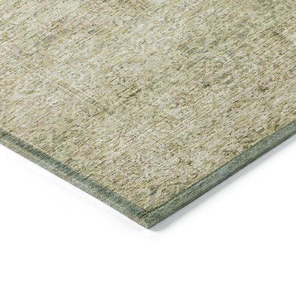 Chantille Machine Washable Indoor/Outdoor Abstract ACN2103 Sage 9 ft. x 12 ft. Area Rug