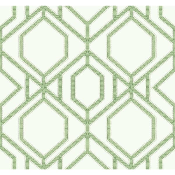 York Wallcoverings 60.75 sq. ft. Sawgrass Trellis Wallpaper