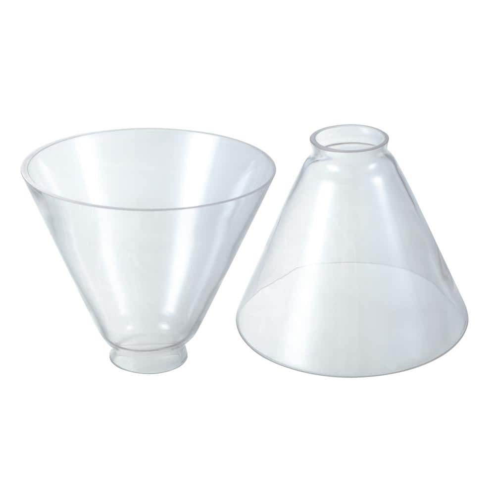 5.5 in. Clear Glass Cone Pendant Shade with 2.08 in. Lip Fitter price history on PriceWatchPro