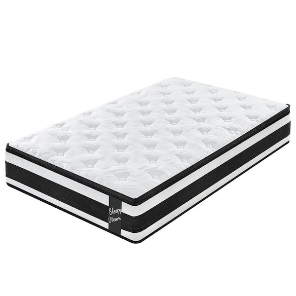 Twin Size Hybrid Mattress Medium Firm 12 in. Individual Pocket Spring Memory Foam Mattress Twin CertiPUR-US and OEKO-TEX