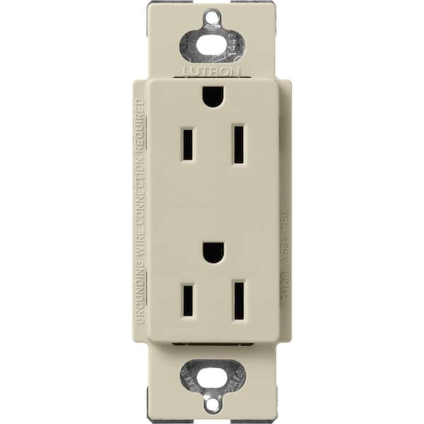Claro 15 Amp Duplex Outlet, Clay (SCR-15-CY)