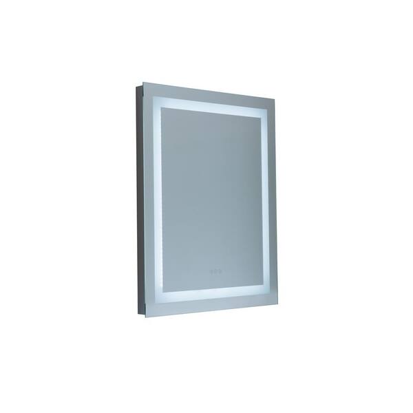 Sunjoy Alvan 30 In W X 36 H Frameless Rectangular Luxury Led Light Bathroom Vanity Mirror C109004600 The Home Depot Sunjoy Alvan 30 In W X 36 H, 30 X 72 Frameless Mirror