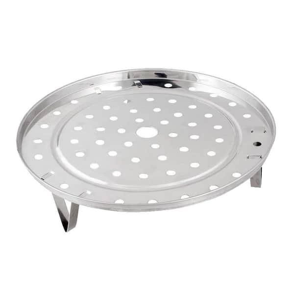 Stainless Steel Steamer Basket Silver Finish Cooking Ware Thickened Rack for Vegetables Seafood Dumplings Fish