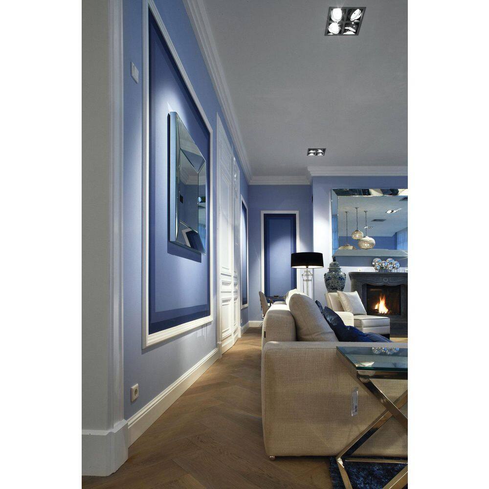 Primed White High Impact Polystyrene Baseboard Moulding Set