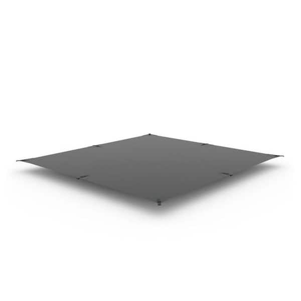TOJA GRID 12 ft. x 12 ft. Graphite Shade Sail