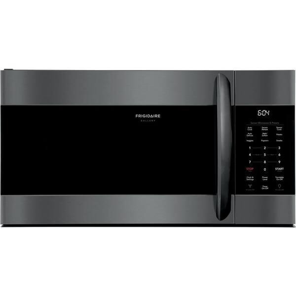 Frigidaire 1.7 cu. Ft. Over the Range Microwave in Smudge-Proof Black Stainless Steel with Sensor Cooking Technology