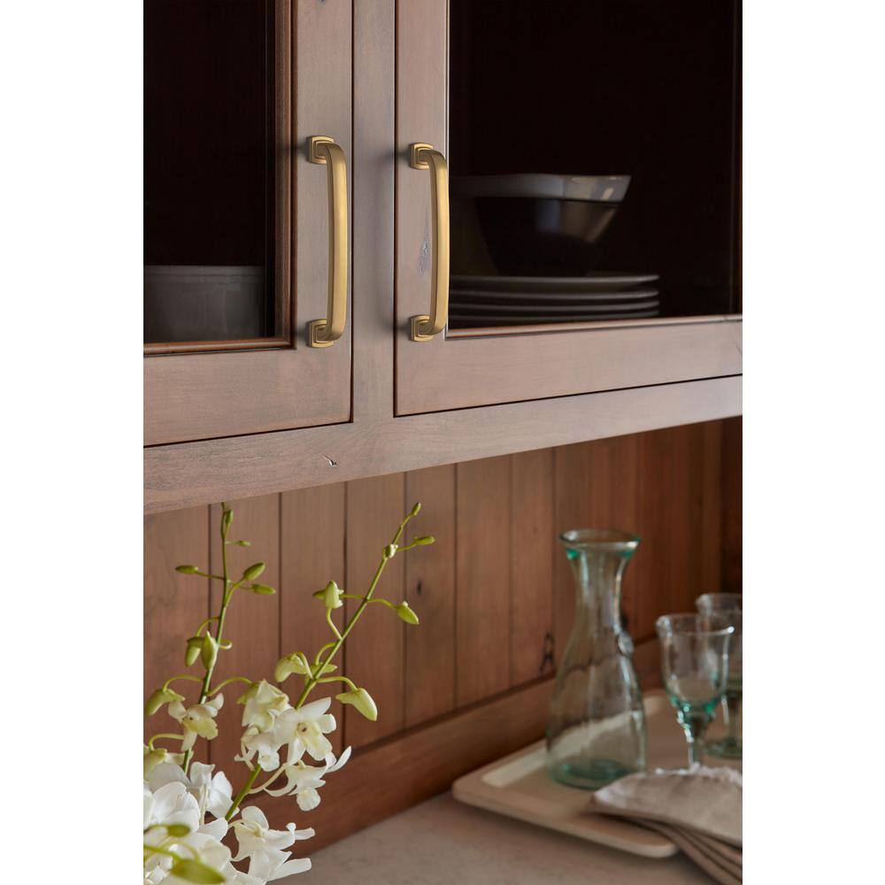 Champagne Bronze 5-1/16 inch Cabinet Drawer Pull with Mounting Hardware
