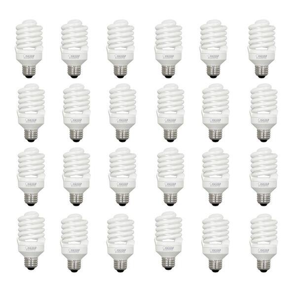 Feit Electric 100W Equivalent Soft White (2700K) T2 Spiral CFL Light Bulb (24-Pack)