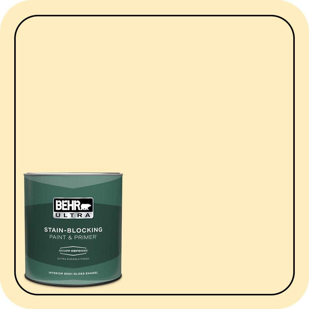 1 qt. #P290-1 Soft Buttercup Extra Durable Semi-Gloss Enamel Interior Paint & Primer price history on PriceWatchPro