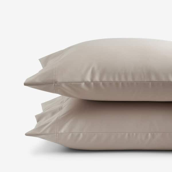 The Company Store Legends Hotel Supima Cotton Wrinkle-Free Light Birch Sateen King Flat Sheet