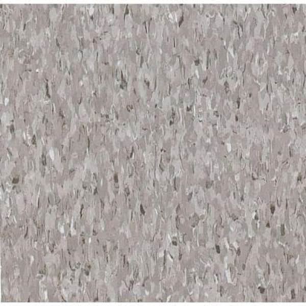 Armstrong Take Home Sample - Imperial Texture VCT Field Gray Standard Excelon Commercial Vinyl Tile - 6 in. x 6 in.