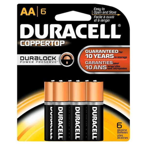 Duracell Coppertop AA Alkaline Batteries, 16-pk