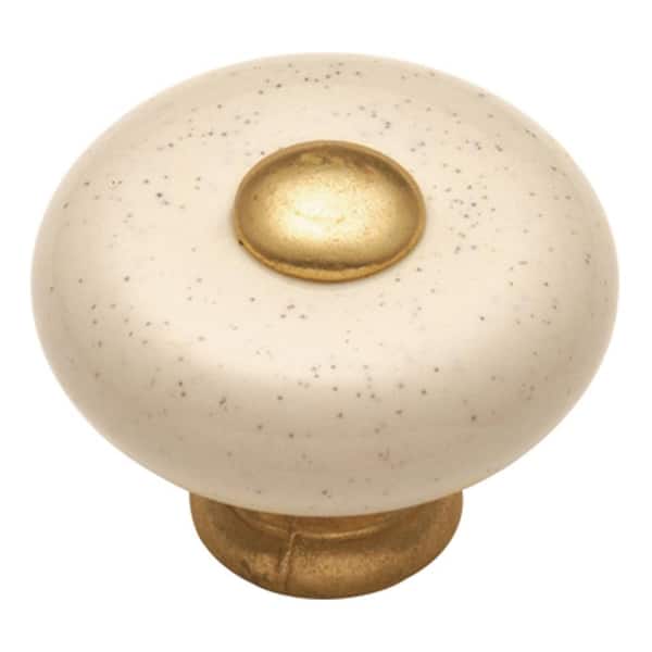 HICKORY HARDWARE Tranquility 1-1/4 in. Oatmeal Cabinet Knob