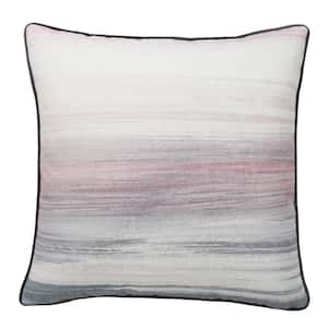 Multicolor Polyester 24 in. x 24 in. Throw Pillow