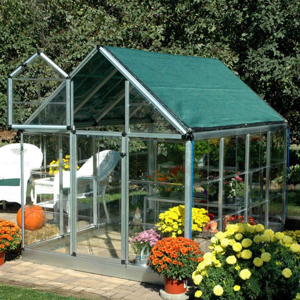 Green Outdoor Garden Shade Cloth with Brass Grommets