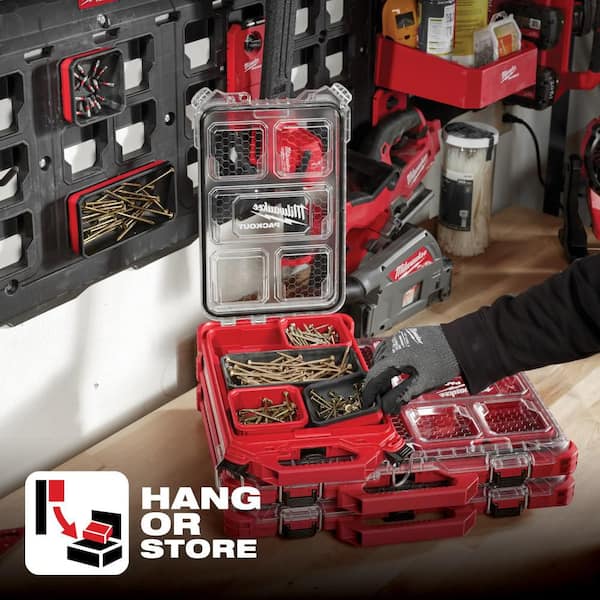 Milwaukee PACKOUT Magnetic Bin Tool Holder 48-22-8070 - The Home Depot