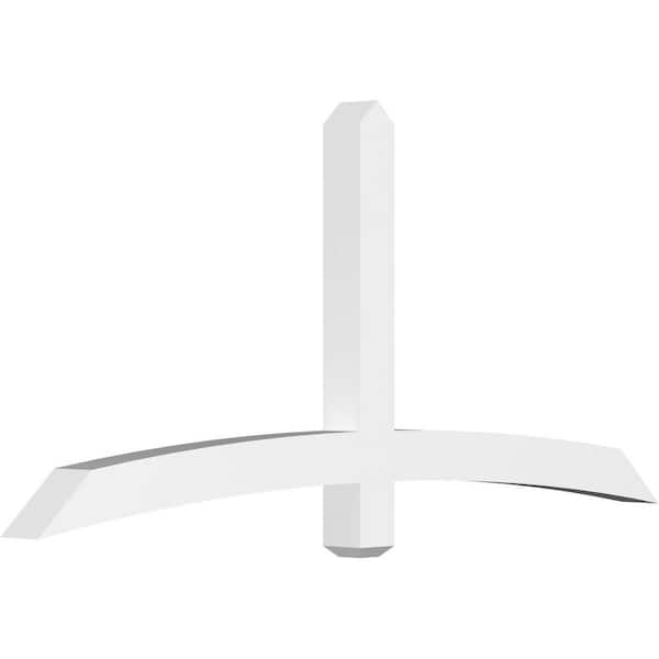Ekena Millwork Bellingham 72 in. W x 33 in. H x 4 in. D Signature Polyurethane Bracket