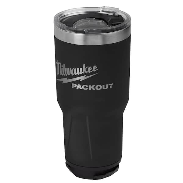 Milwaukee PACKOUT Black 30 oz. Tumbler 2PK 48-22-8393B-48-22-8393B 
