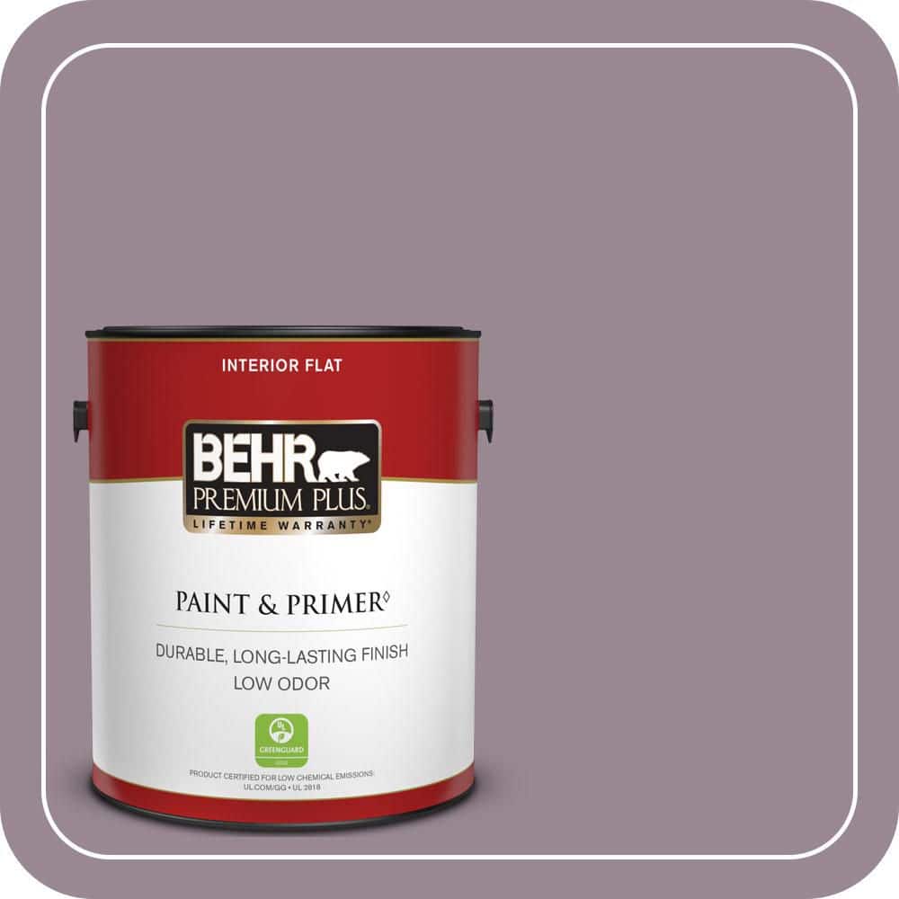 1 gal. #690F-5 Purple Mauve Flat Low Odor Interior Paint & Primer price history on PriceWatchPro