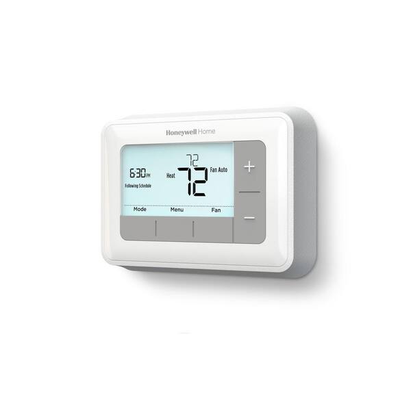 Honeywell Home T5 7 Day Programmable Thermostat With Digital Backlit Display Rth7560e The Home Depot