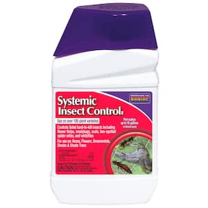 Systemic Insect Control, 16 oz. Concentrate Long Lasting Insecticide for Outdoor Gardening, Makes 16 Gallons