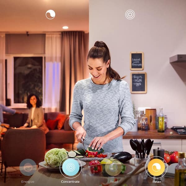 opener lunch te ontvangen Philips Hue White Ambiance MR16 LED 40W Equivalent Dimmable Smart Light  Bulb with Bluetooth (2 Pack) 542407 - The Home Depot