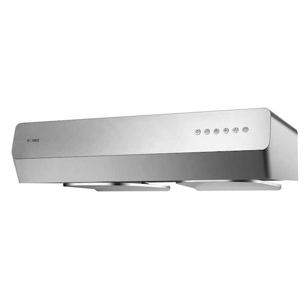 FOTILE Pixie Air 30-in 850-CFM Convertible Stainless Steel with White  Tempered Glass Under Cabinet Range Hoods Undercabinet Mount in the  Undercabinet Range Hoods department at