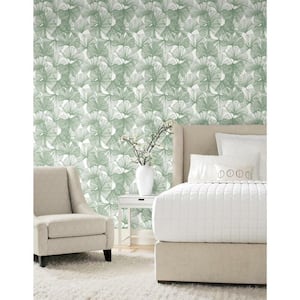 Gingko Leaves Peel and Stick Wallpaper (Covers 28.18 sq. ft.)