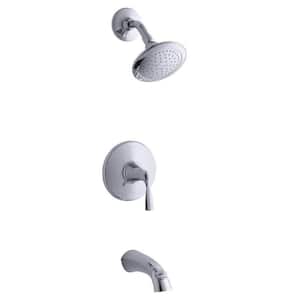 Mistos Bath/Shower Faucet in Polished Chrome (Valve Included)