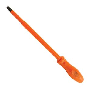 3/16 in. x 8 in. 1,000-Volt Insulated Slotted Screwdriver