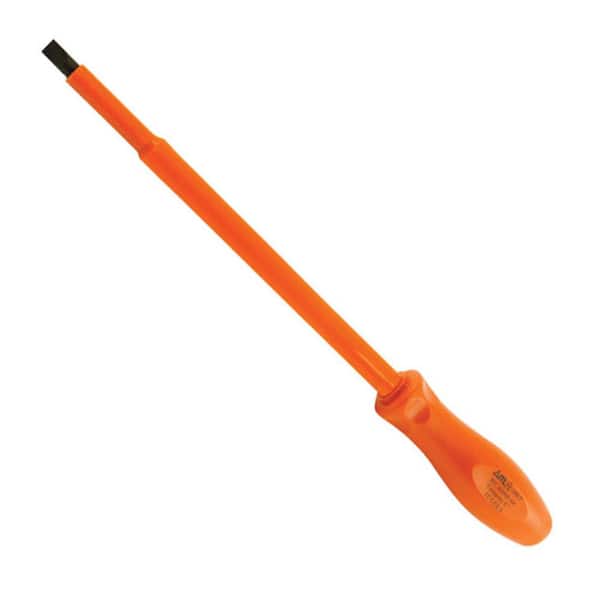 Jameson 3/16 in. x 8 in. 1,000-Volt Insulated Slotted Screwdriver