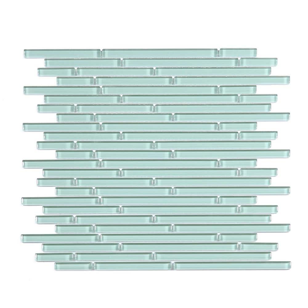 New Era Green Glossy Glass Mosaic Tile