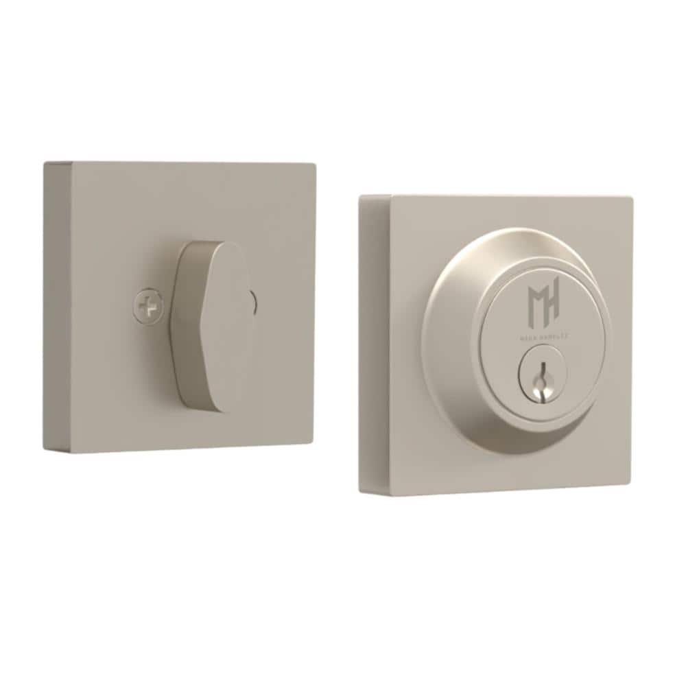 Schein Deadbolt Lock - Heavy Duty Square, Satin Nickel price history on PriceWatchPro