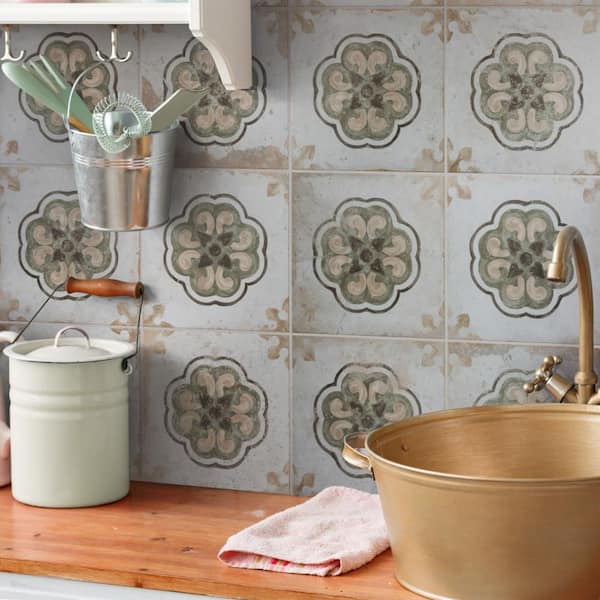 Kings Porto Flavia 17-5/8 in. x 17-5/8 in. Ceramic Floor and Wall Tile (10.95 sq. ft./Case)
