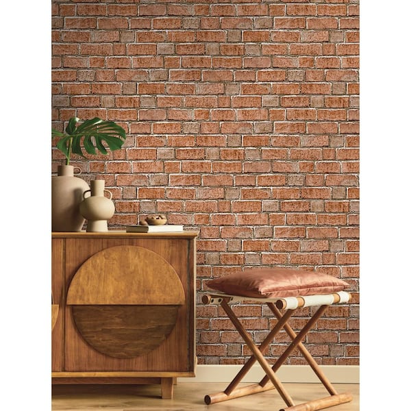 Christmas Red Brick Wallpaper Faux Brick Wallpaper for Fireplace and  Cabinet Drawer Liner A09K7H4WX8 - The Home Depot