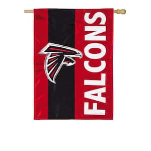 2-1/3 ft. x 3-2/3 ft. Atlanta Falcons 2-Sided Embellished House Flag