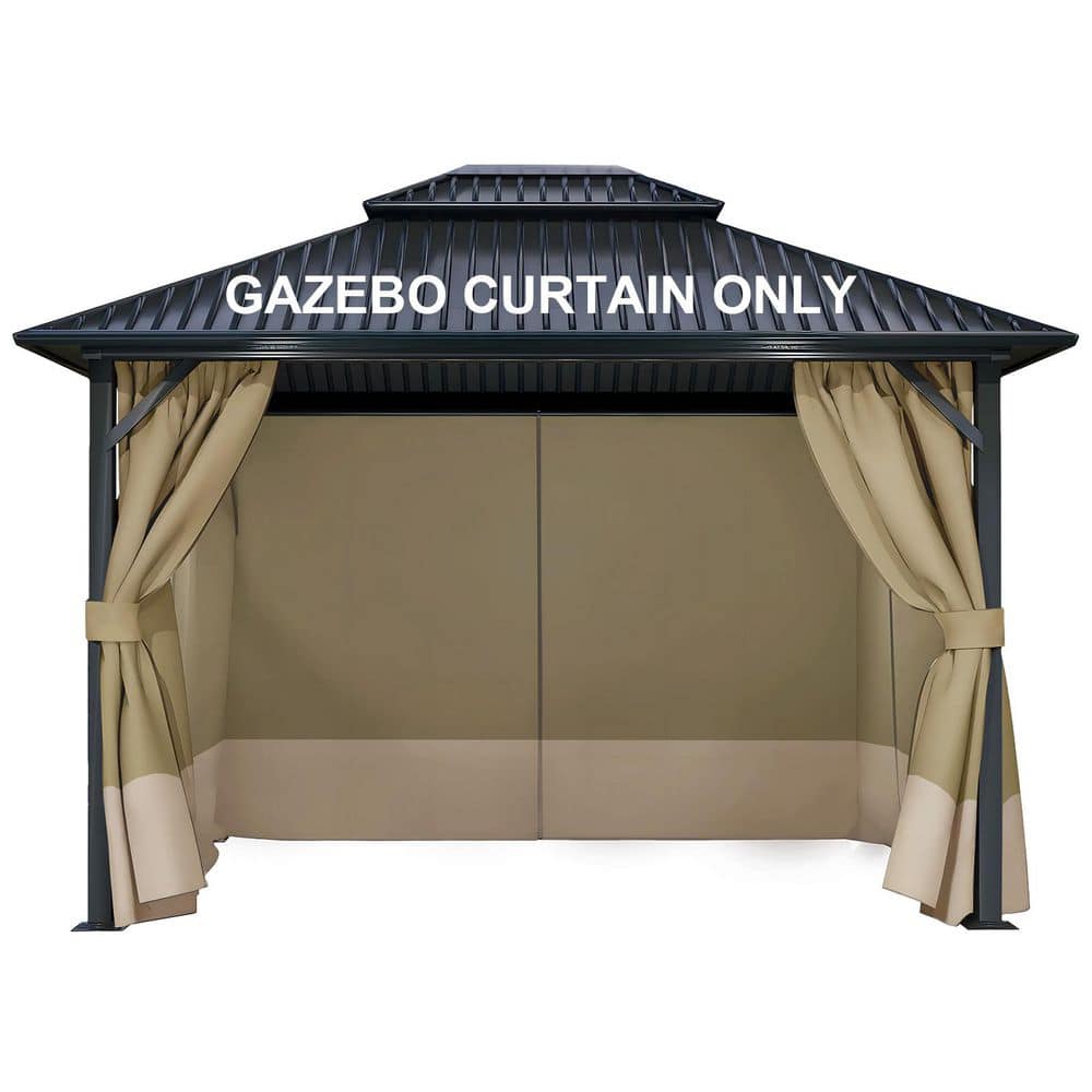 10 ft. x 13 ft. Gazebo Universal Replacement 4-Panel Privacy Curtain Sidewalls price history on PriceWatchPro