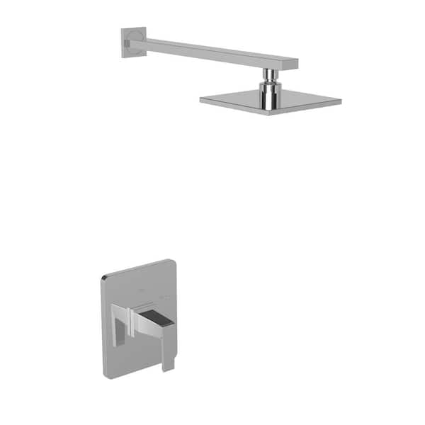 Newport Prezlee 1-Handle Shower Trim Kit with Lever Handle in Polished Chrome (Valve Not Included)