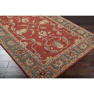 John Rust Red 6 ft. x 6 ft. Square Area Rug