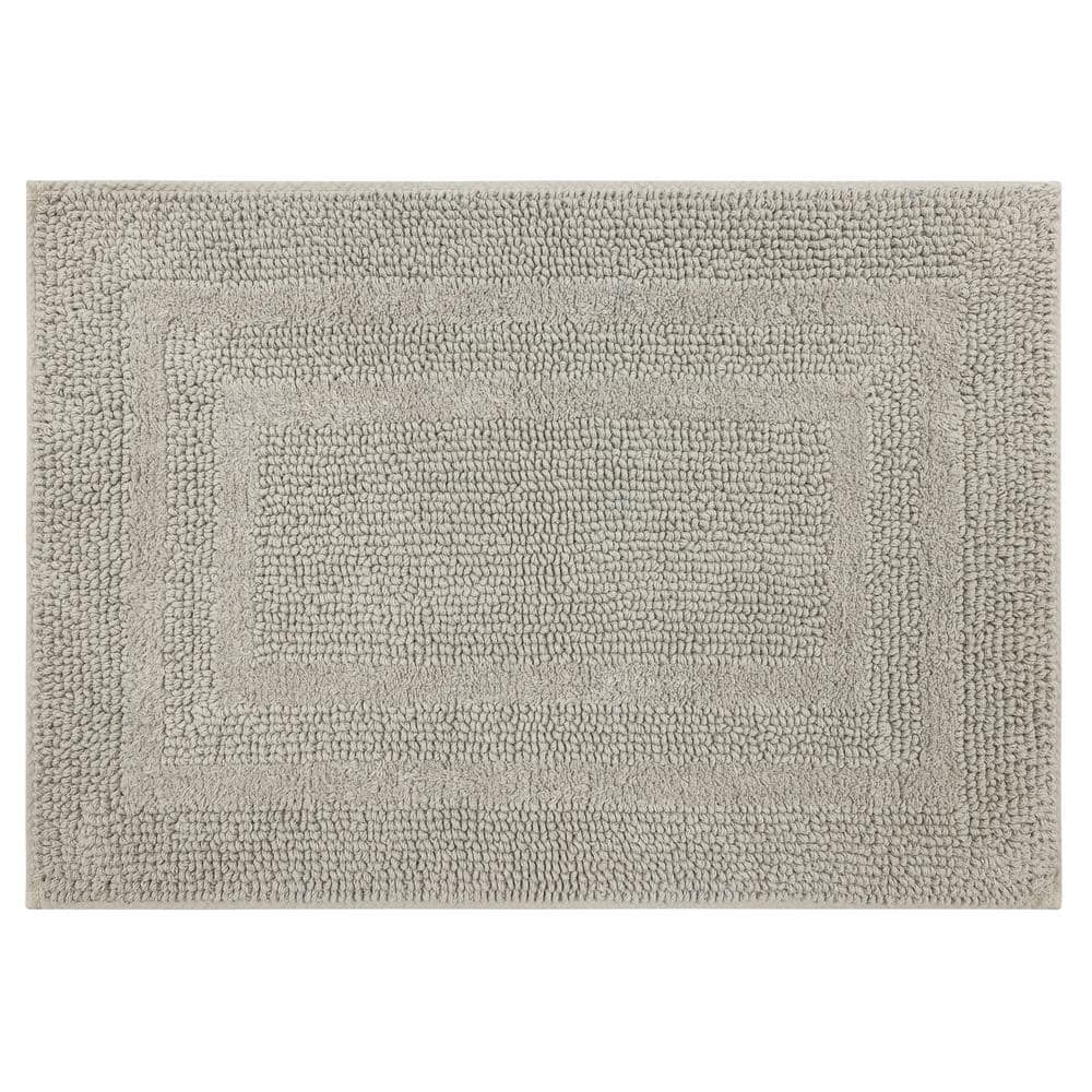 Mohawk Home Cotton Reversible Silver 27 in. x 45 in. Gray Cotton ...