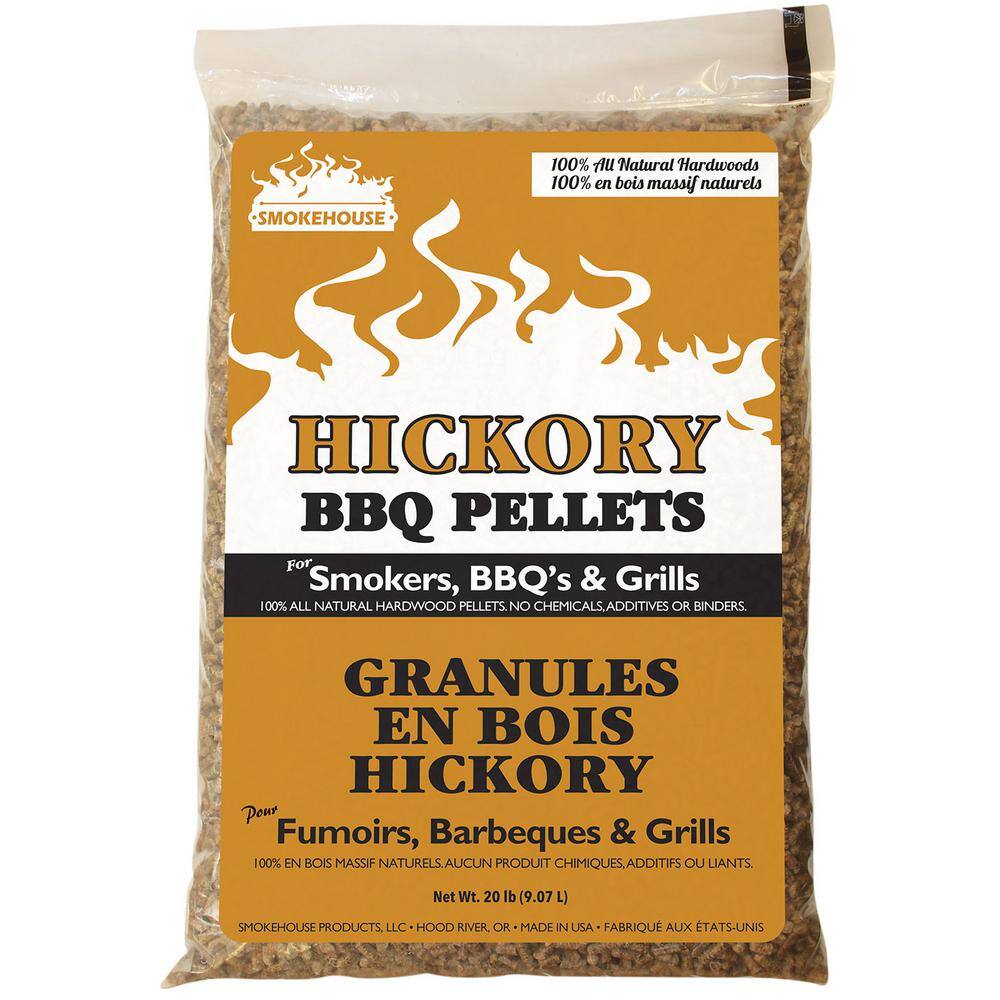 UPC 876628002661 product image for Smokehouse Hickory BBQ Smoker Grill Smoking Hardwood Wood Pellets, 20 lbs. Bag | upcitemdb.com