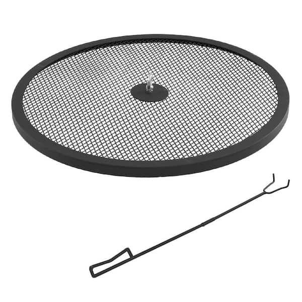 BLUE SKY OUTDOOR LIVING The Mammoth Spark Screen and Screen Lift for Patio Fire Pit