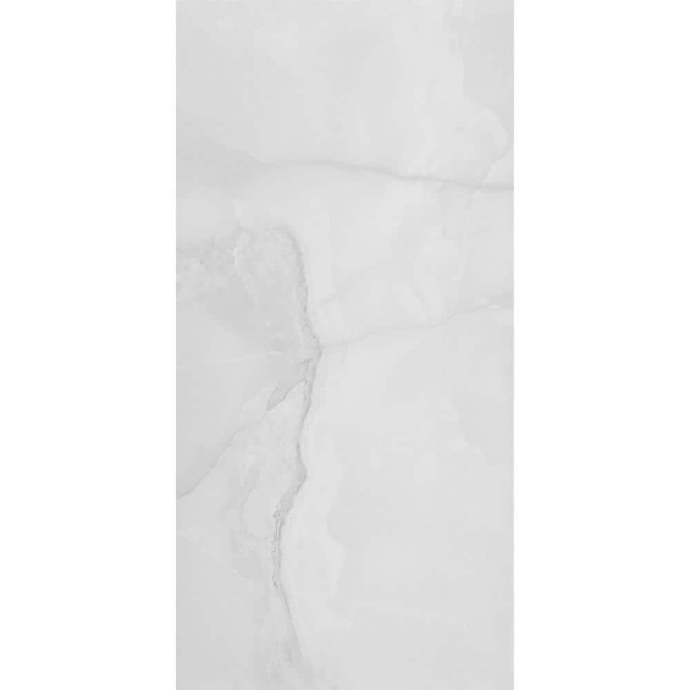Have a question about MSI Calgary Onyx 32 in. x 64 in. Polished Porcelain Marble Look Floor and