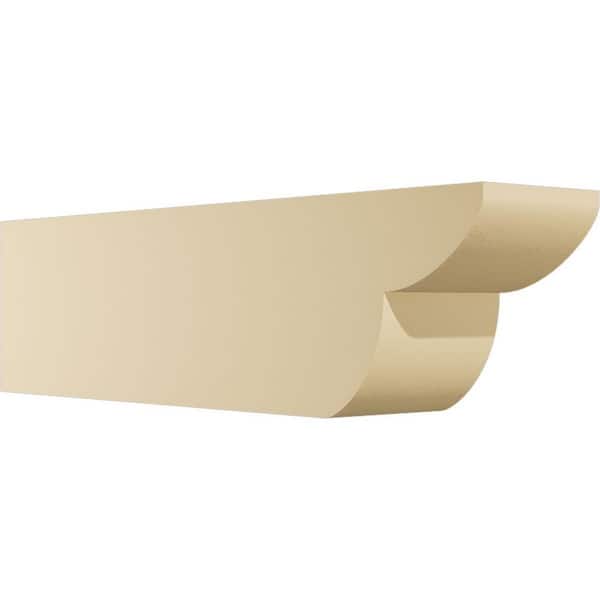 Ekena Millwork Standard Crestline 6 in. W x 8 in. H x 30 in. D Signature Urethane Rafter Tail Outlooker