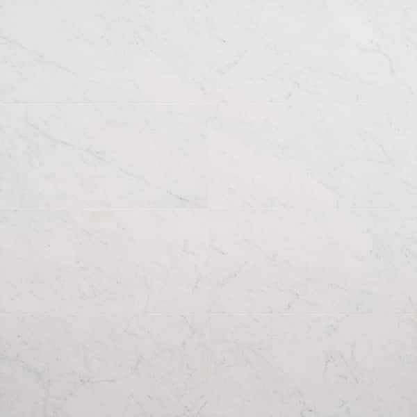Ivy Hill Tile Saroshi Carrara Giola 11.81 in. x 23.62 in. Matte Marble Look Porcelain Floor and Wall Tile (9.68 sq. ft./Case)