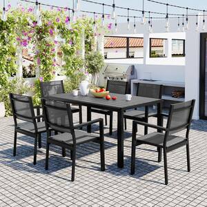 7-Piece Metal Outdoor Dining Set