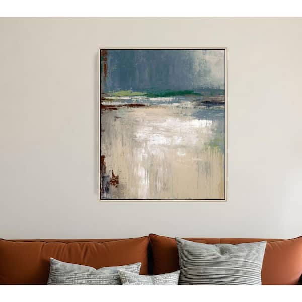 1-Piece Floater Frame Graphic Print Abstract 58.00 in. x 48.00 in.
