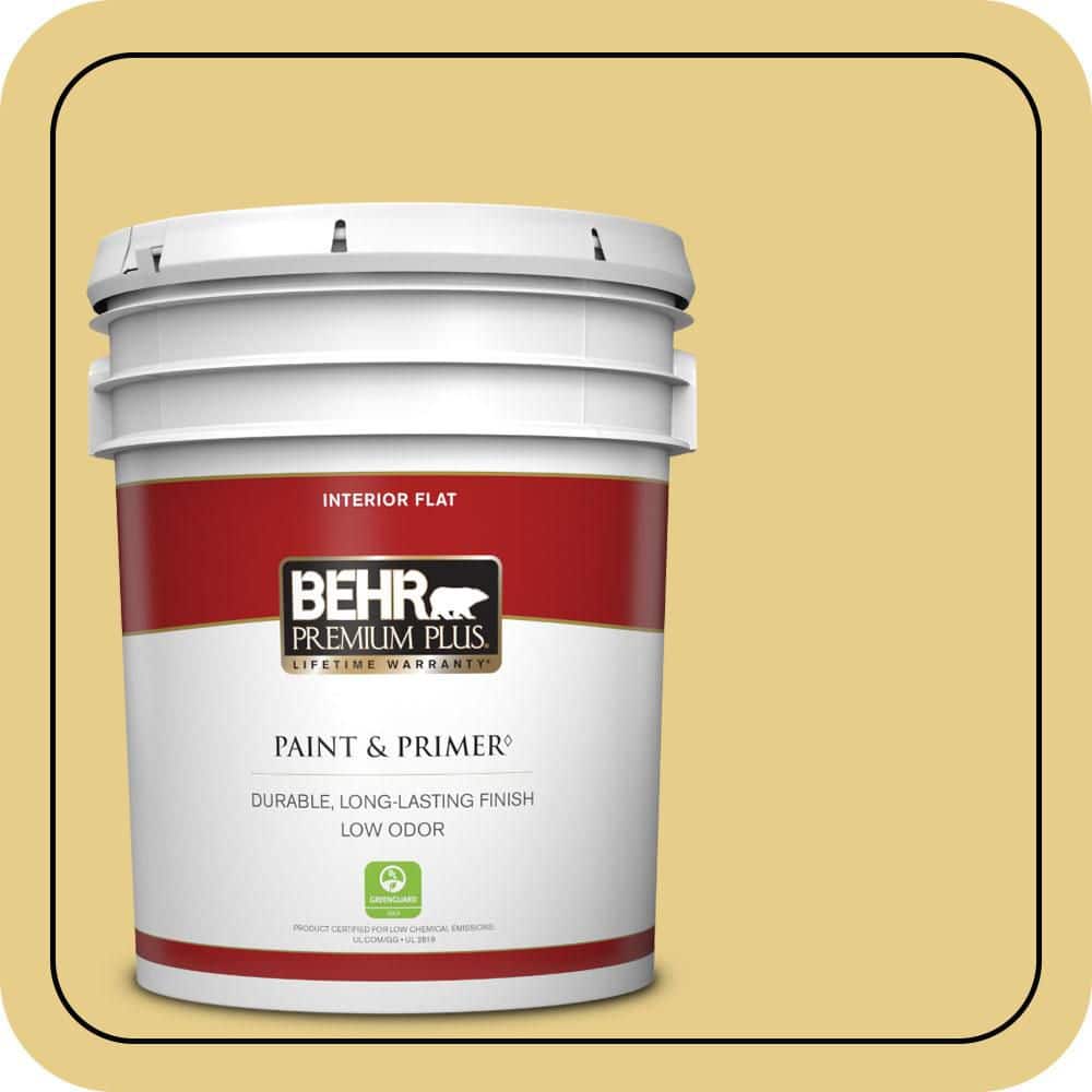 5 gal. #T12-6 Lol Yellow Flat Low Odor Interior Paint & Primer price history on PriceWatchPro