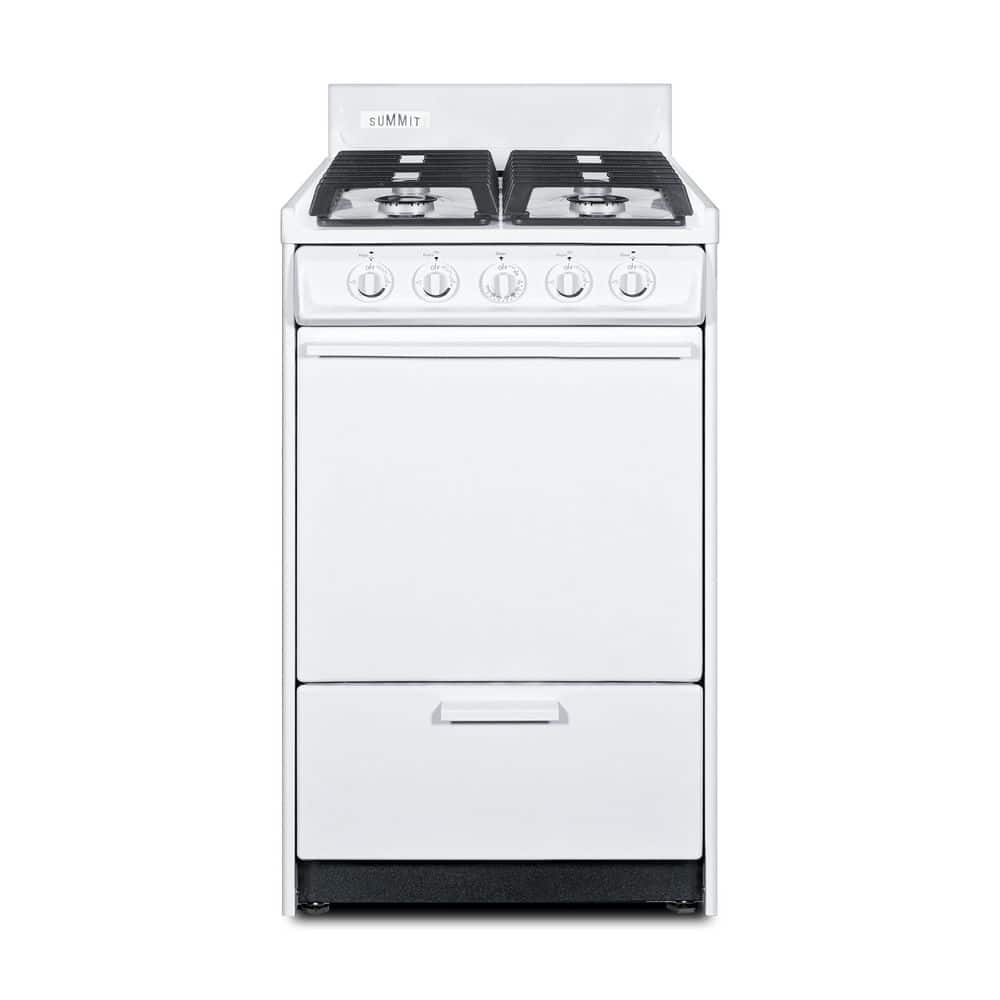 20 in. 2.46 cu. ft. Gas Range in White with 4 Burners price history on PriceWatchPro